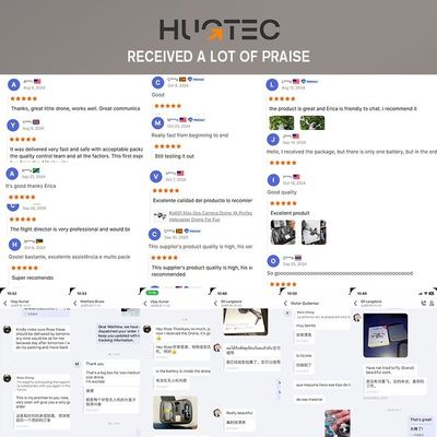 Leve o seu treinamento para o próximo nível com o HUGTEC 2024 Max Drone 1080p câmera de fluxo óptico duplo e modo de retenção de altitude