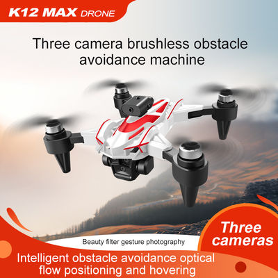 2.4G Frequência K12 Max Drone Wifi FPV RC Drones com controle remoto Video Quadcopter Toy e Three Pro 4K HD Camera