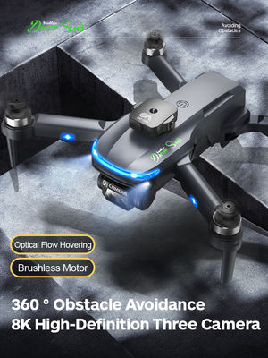 S118 Drone com câmera dupla 4k 5g Wifi 360 Evitação de obstáculos Fpv Motor sem escovas Rc Quadcopter Mini Drone Professional