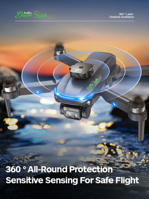 S118 Drone com câmera dupla 4k 5g Wifi 360 Evitação de obstáculos Fpv Motor sem escovas Rc Quadcopter Mini Drone Professional