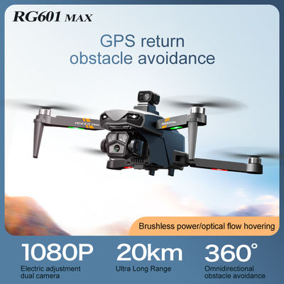 Drone tipo iniciante Drones Rg601 Max Hd 4k Drone com câmera motor sem escova GPS 5g Fpv Quadcopter e evitar obstáculos