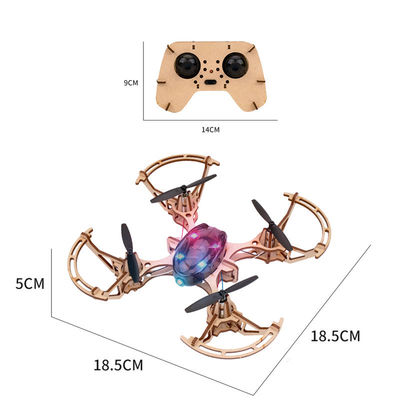 2.4g Remote Control Quadcopter Set Bemay Toy Madeira Montar Educacional Rc Drone Kit