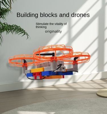 Drone de forma dupla com montagem de blocos de construção com função de inversão de 360 graus