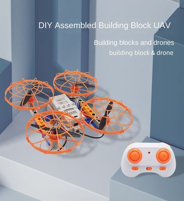 Drone de forma dupla com montagem de blocos de construção com função de inversão de 360 graus