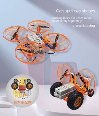 Drone de forma dupla com montagem de blocos de construção com função de inversão de 360 graus
