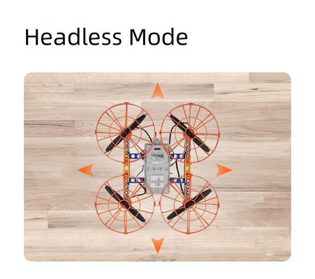 Drone de forma dupla com montagem de blocos de construção com função de inversão de 360 graus