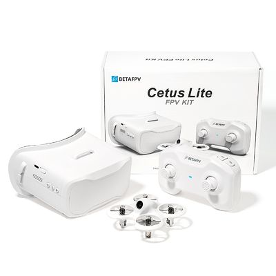 Transmissor LiteRadio 3 ELRS e óculos VR03 para uma emocionante experiência de corrida FPV no Kit FPV Betafpv Cetus X RTF