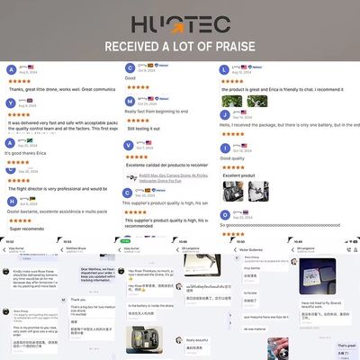 Dimensão de pacote único CM 22.7X8X18.5 HUGTEC Dm97 E88 PRO Drone de posicionamento óptico de fluxo App controlada 360 Flip Plástico