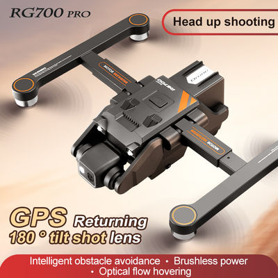 Rg700 Hd 4k Drone de câmera dupla com transmissão Wifi GPS e evitação de obstáculos de quatro lados Nível de habilidade do operador iniciante