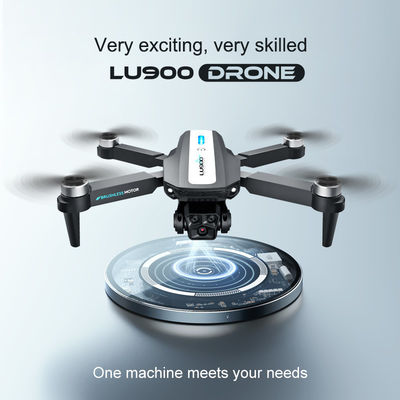 Lu900 Mini Drone 4k Drone de câmera dupla com 5g Wifi Fpv Abs Jogos de controle remoto 100m Distância de transmissão de imagem Sim Giroscópio