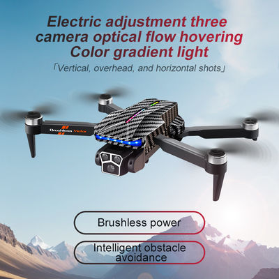 12 minutos Tempo de Voo Controle manual Fibra de carbono Drone preto com retenção de altitude de fluxo óptico e 4k 360 graus Rolling Stunt