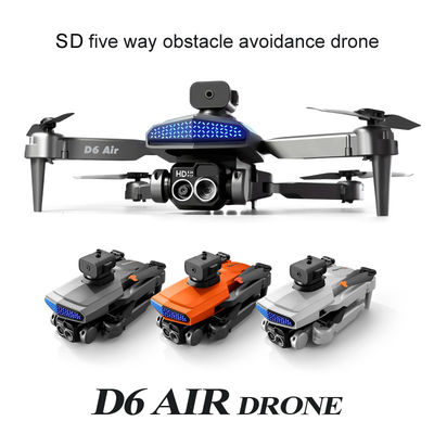 D6 Air Mini Drone Profissional 4k HD Quadcopter de câmera com Evitar Obstáculos de Design dobrável e controle remoto