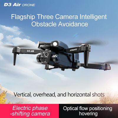 2024 D3 Air Drone LED Light 360 graus Tumbling Headless Mode Posicionamento de fluxo óptico Drone RC dobrável para iniciantes