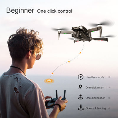 Nível de habilidade do operador iniciante Drone RC portátil com evitação de obstáculos e motor sem escovas de 3 câmeras D3 Pro 4k