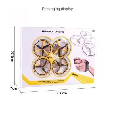 Tempo de carregamento 40MIN HUGTEC D10H Iniciante Bateria de vôo Long Range RC Drone com Gesture Remote Step1 Remote Time Min 10-12MIN