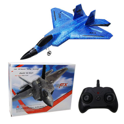 FX622 RC Avião de controle remoto Avião F22 Modelo de brinquedo Pequeno Planador de espuma com luzes Fighter para atualização Frequência de 2,4 GHz