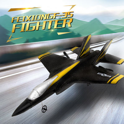 2.4G 2CH Fx635 Ala fixa EPP espuma RC Planador Avião F35 RTF Modelo de avião de controle remoto com bateria de controlador AA*2