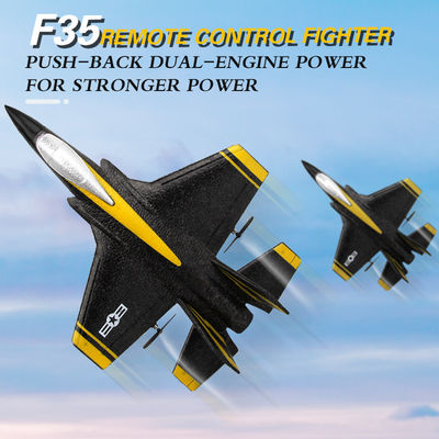 2.4G 2CH Fx635 Ala fixa EPP espuma RC Planador Avião F35 RTF Modelo de avião de controle remoto com bateria de controlador AA*2