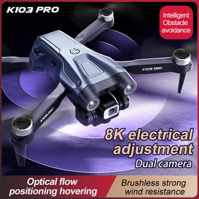 Quadcopter dobrável profissional K103 Max Drone aéreo sem escovas com câmera 4k HD Evitar obstáculos GPS e Wifi FPV