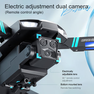 Drones iniciantes Posicionamento de fluxo de três eixos Mini Drone dobrável sem escovas com evitação de obstáculos infravermelhos e câmera 4k