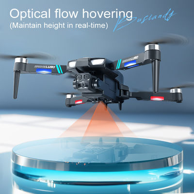 Drones iniciantes Posicionamento de fluxo de três eixos Mini Drone dobrável sem escovas com evitação de obstáculos infravermelhos e câmera 4k