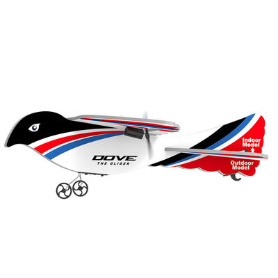 40 minutos Tempo de Carregamento 2.4g 2ch Bird Epp Foam W Flashing Led Light Material resistente à queda Voar Rc Flight Planador Avião para 8 a 13 anos de idade