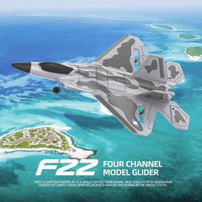 Captura de vídeo 4K UHD F22 Avião RC de asa fixa Fácil de voar Duravel Soft EPP Foam Glider Avião para Aventuras ao ar livre