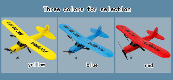 Super Glider Fx803 2.4g Piper J3 Cub Rc Avião Nc26170 Epp Avião de asa fixa com longo tempo de voo e vôo estável