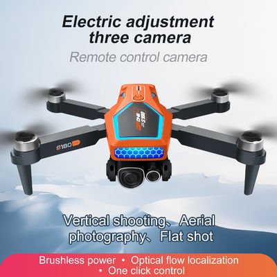 Nível de habilidade de operador iniciante 2024 S180 Drone Headless Mode com posicionamento óptico do fluxo e modulação elétrica