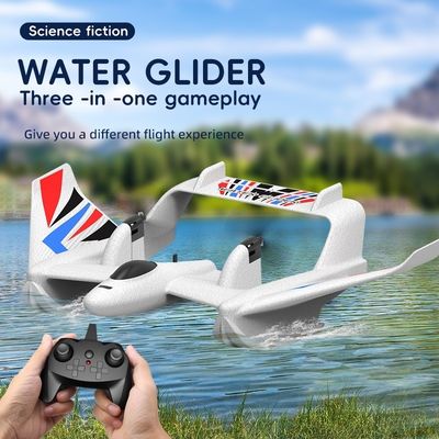 2 canais Epp espuma Rc Hidroavião brinquedo de controle remoto para crianças Faixa etária de 5 a 7 anos Fonte de energia elétrica Anfíbio