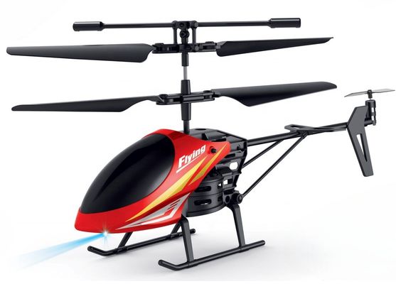 Mini-helicóptero de 300 MAH com bateria para iniciantes com estabilização giroscópica para interiores e exteriores