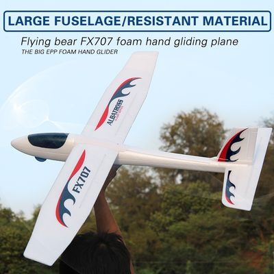 Drone Tipo sim 2024 2,4 GHz Fx707 Avião Rc Avião 2ch Epp Craft Controle remoto Avião Elétrico Engraçado Rc Planador Avião