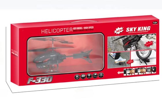 Experimente a emoção de voar com o F330 Mini Helicopter USB recarregável e LED Light-Up