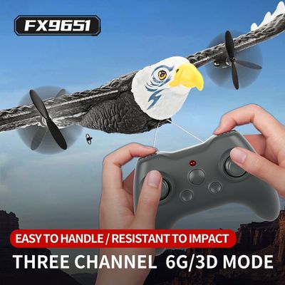 Características RTF 3ch Epp Foam Rc Simulação de envergadura de asas Bald Eagle 2.4g Rc Glider Jogos de avião com 14 anos de idade