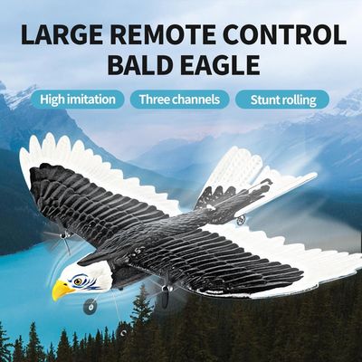 Características RTF 3ch Epp Foam Rc Simulação de envergadura de asas Bald Eagle 2.4g Rc Glider Jogos de avião com 14 anos de idade