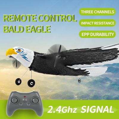 Características RTF 3ch Epp Foam Rc Simulação de envergadura de asas Bald Eagle 2.4g Rc Glider Jogos de avião com 14 anos de idade