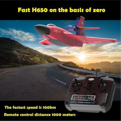 Raptor H650 Epp espuma 6ch Rtf LED luzes mar terra ar controle de rádio elétrico Rc caça a jato brushless avião brinquedo perfeito