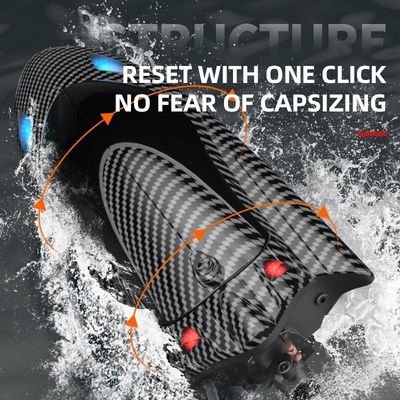 8 a 13 Anos Faixa etária Rc Remote Control Speedboat Alta velocidade 40 Km/h Jet Boat Led Light Capsized Recovery 2.4g Adultos e crianças