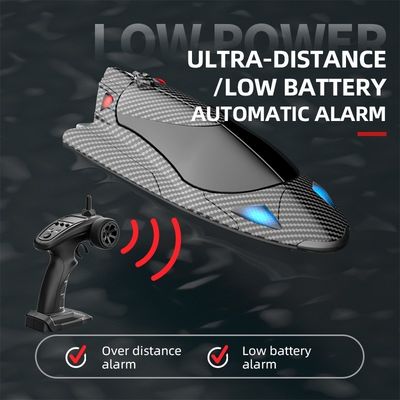 8 a 13 Anos Faixa etária Rc Remote Control Speedboat Alta velocidade 40 Km/h Jet Boat Led Light Capsized Recovery 2.4g Adultos e crianças
