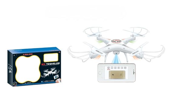 W9 Drone com controle remoto de longa distância e pacote de câmera WiFi 2.4G Inclui baterias