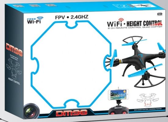 DM98 Drone de Conservação de Vida Selvagem com múltiplos perfis de usuário e retorno automático para casa com perda de sinal Tempo remoto Min 7-10MIN