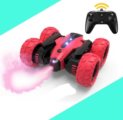 S-015 4wd 360 graus Rotação Mini Rc Stunt Car 2.4ghz Controle remoto Rc Carro Elétrico Brinquedo Rc Spray Roll Drift Carro Para Crianças presentes
