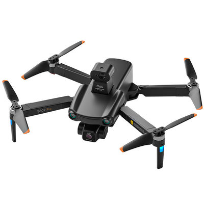 S808 Drone 360 Evitação de obstáculos Sem escovas Três eixos Eis Anti-agitação Ptz 8k Fotografia aérea ultra-luminosa Gps Rc Avião