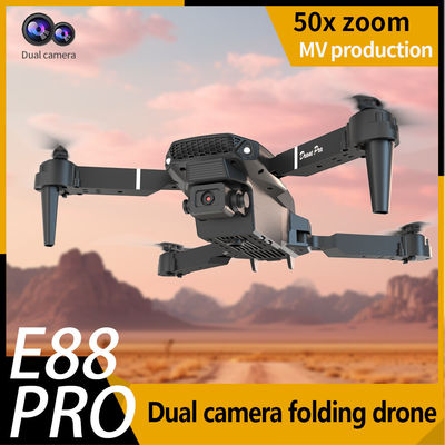 Drone profissional portátil E88 Pro com câmera dupla 4k 8k Wifi Fpv Quadcopter 3.7V 1800mAH Bateria de lítio Capacidade