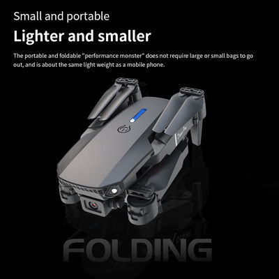 Drone profissional portátil E88 Pro com câmera dupla 4k 8k Wifi Fpv Quadcopter 3.7V 1800mAH Bateria de lítio Capacidade
