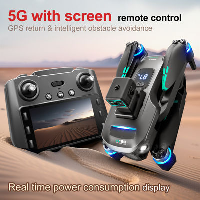 Plástico S159 5g Wifi Fpv Gps Quadcopter Drone 4khd Dual Câmera 25 minutos resistência Evitar Obstáculos LED Large Screen Remote Rc Drone