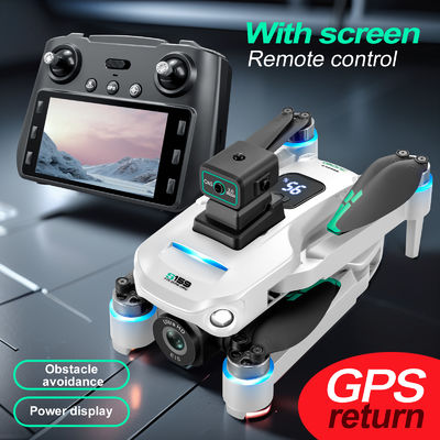 Plástico S159 5g Wifi Fpv Gps Quadcopter Drone 4khd Dual Câmera 25 minutos resistência Evitar Obstáculos LED Large Screen Remote Rc Drone
