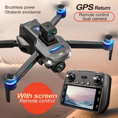 Plástico S159 5g Wifi Fpv Gps Quadcopter Drone 4khd Dual Câmera 25 minutos resistência Evitar Obstáculos LED Large Screen Remote Rc Drone