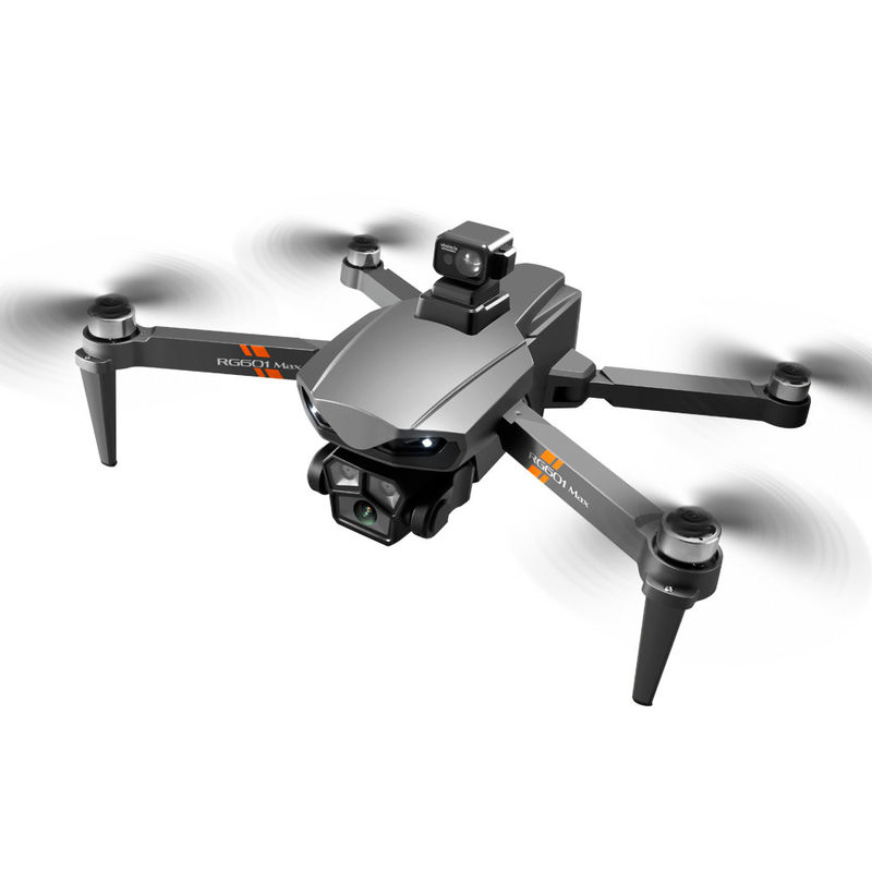 Drone tipo iniciante Drones Rg601 Max Hd 4k Drone com câmera motor sem escova GPS 5g Fpv Quadcopter e evitar obstáculos