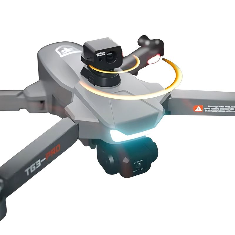 Mini motor sem escova Quatro lados de ajuste elétrico óptico câmera de controle de aplicativo Drone profissional compacto e leve